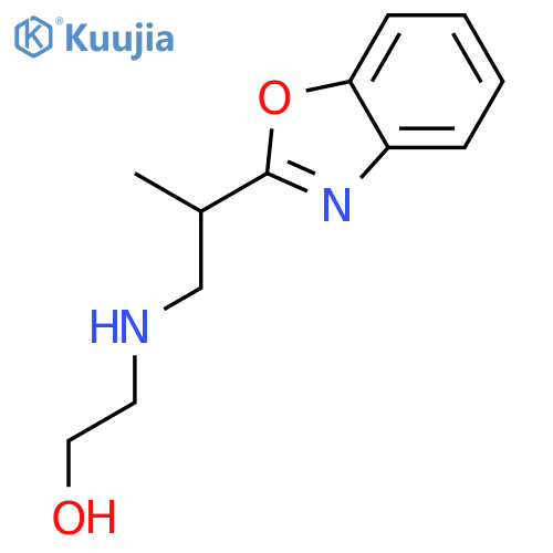 ETHANOL, 2-(2-BENZOXAZOLYLPROPYLAMINO)- structure