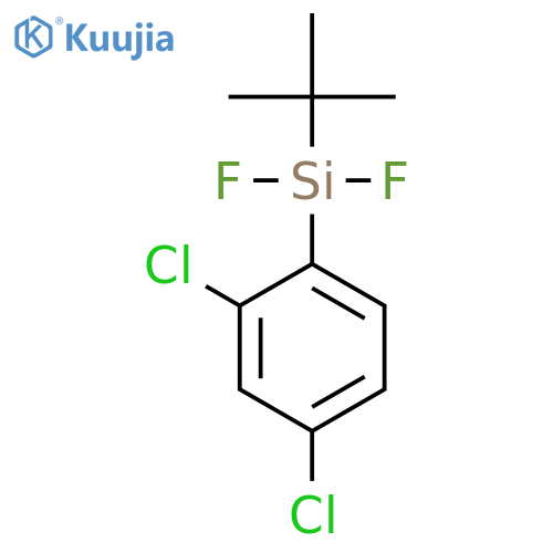 tert-Butyl(2,4-dichlorophenyl)difluorosilane structure