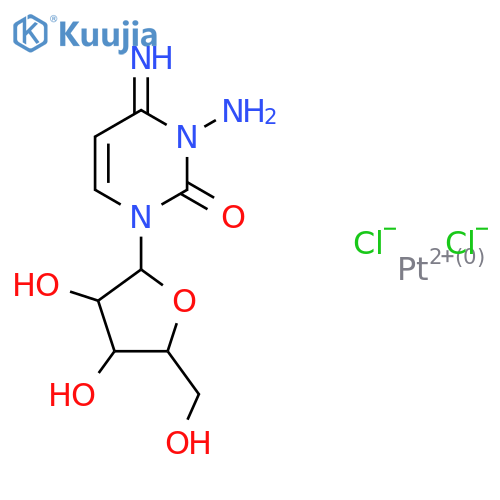 3-Aminocytidinedichloroplatinum(II) structure
