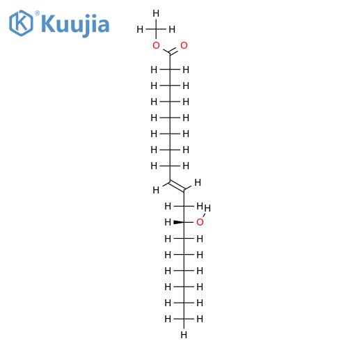 11-Hydroxy-heptadec-8-en-1-carbonsaeure-methylester structure