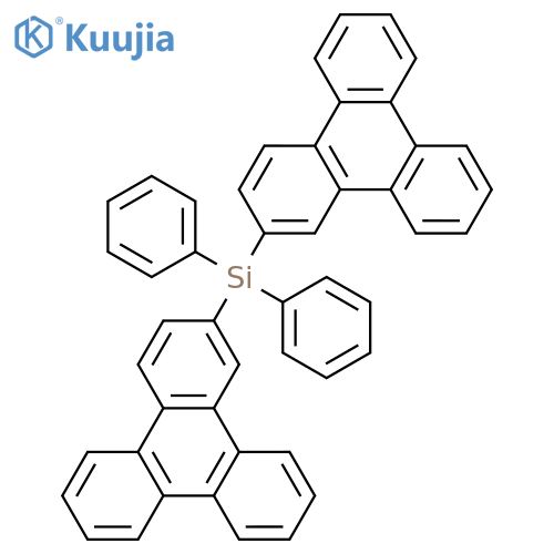 Diphenyldi(triphenylen-2-yl)silane structure
