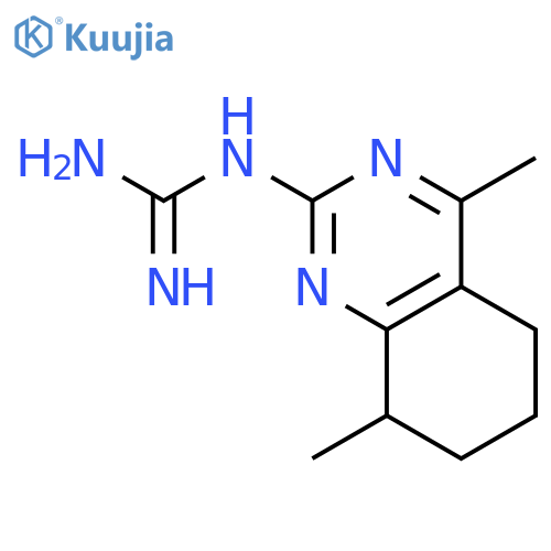 Guanidine, (5,6,7,8-tetrahydro-4,8-dimethyl-2-quinazolinyl)- structure