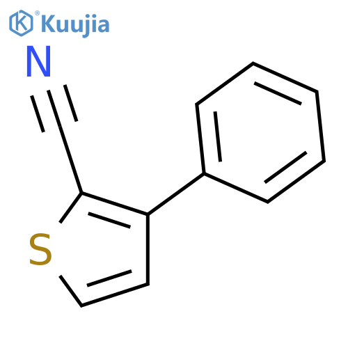 3-phenylthiophene-2-carbonitrile structure