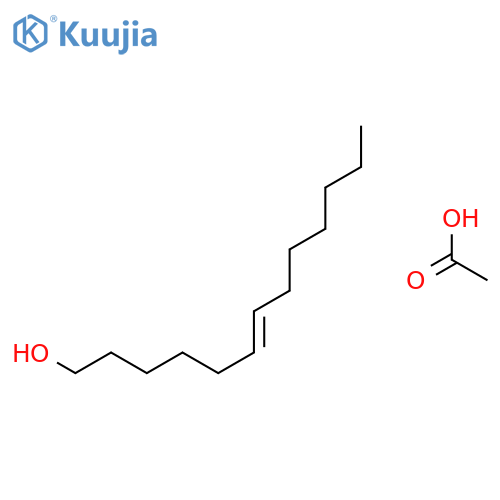 6-Tridecen-1-ol, acetate, (E)- structure