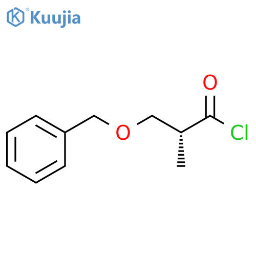 Propanoyl chloride, 2-methyl-3-(phenylmethoxy)-, (2R)- structure