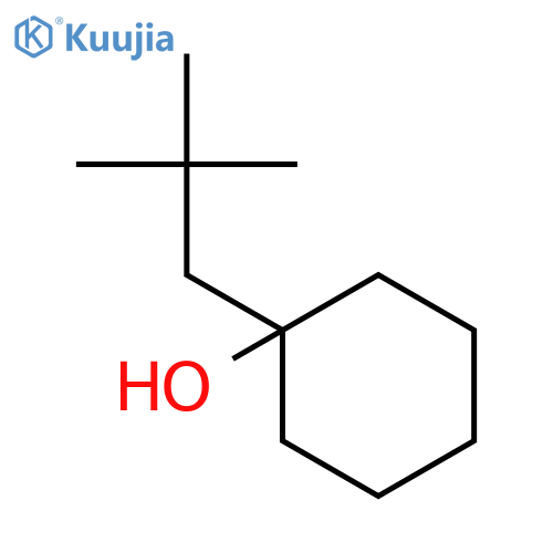 Cyclohexanol, 1-(2,2-dimethylpropyl)- structure
