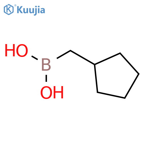 (cyclopentylmethyl)boronic acid structure