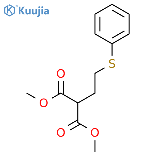 dimethyl [2-(phenylthio)ethyl]malonate structure