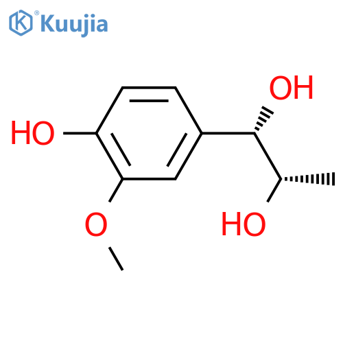 threo-1-(4-Hydroxy- 3-methoxyphenyl)propane-1,2-diol structure