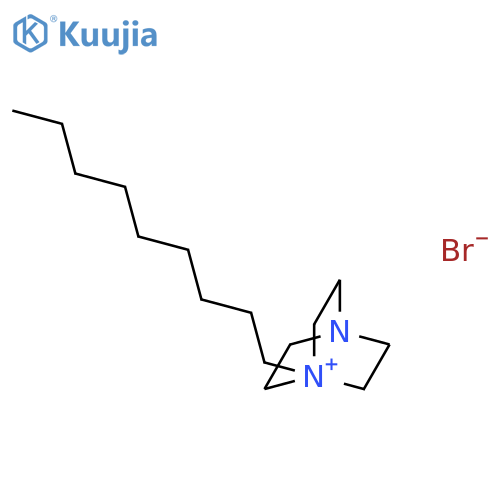 4-Aza-1-azoniabicyclo[2.2.2]octane, 1-nonyl-, bromide structure