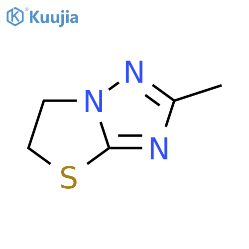 Thiazolo[3,2-b][1,2,4]triazole, 5,6-dihydro-2-methyl- structure