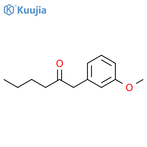 2-Hexanone, 1-(3-methoxyphenyl)- structure