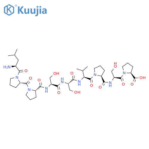 L-Proline, L-leucyl-L-prolyl-L-prolyl-L-seryl-L-seryl-L-valyl-L-prolyl-L-seryl- structure