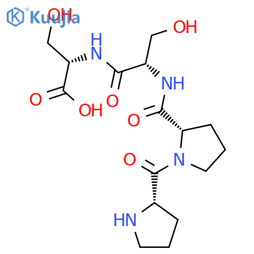 L-SERINE, L-PROLYL-L-PROLYL-L-SERYL- structure