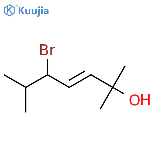 3-Hepten-2-ol, 5-bromo-2,6-dimethyl- structure