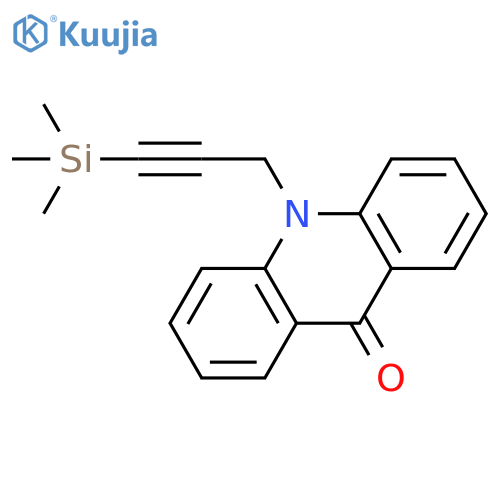 9(10H)-ACRIDINONE, 10-[3-(TRIMETHYLSILYL)-2-PROPYNYL]- structure