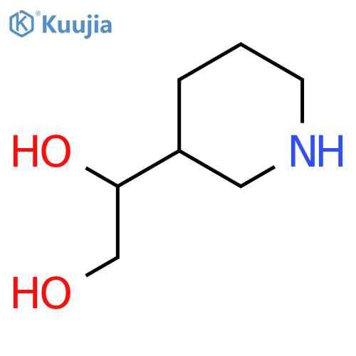 1,2-ETHANEDIOL, 1-(3-PIPERIDINYL)- structure