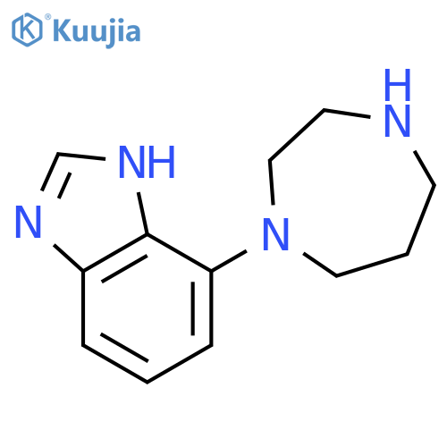 7-(hexahydro-1H-1,4-diazepin-1-yl)-1H-Benzimidazole structure
