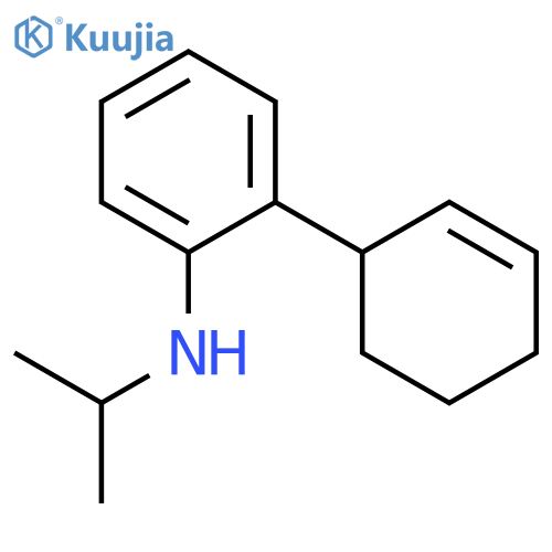 Benzenamine, 2-(2-cyclohexen-1-yl)-N-(1-methylethyl)- structure