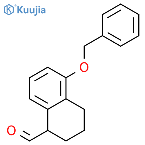1-NAPHTHALENECARBOXALDEHYDE, 1,2,3,4-TETRAHYDRO-5-(PHENYLMETHOXY)- structure