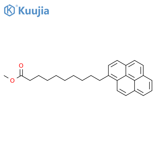 1-Pyrenedecanoic acid, methyl ester structure