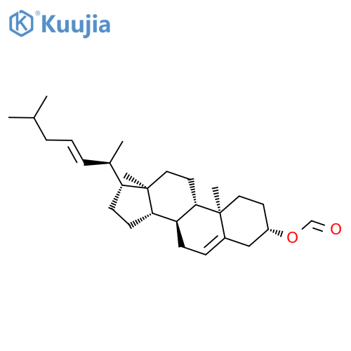 Cholesta-5,22-dien-3-ol, formate, (3b,22E)- structure