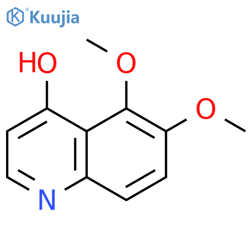 5,6-dimethoxyquinolin-4-ol structure