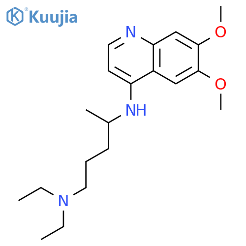 1,4-Pentanediamine, N4-(6,7-dimethoxy-4-quinolinyl)-N1,N1-diethyl- structure
