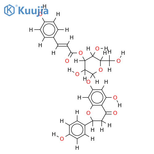 3''-p-Coumaroylprunin structure