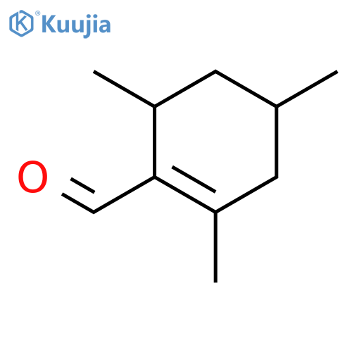 1-Cyclohexene-1-carboxaldehyde, 2,4,6-trimethyl- structure