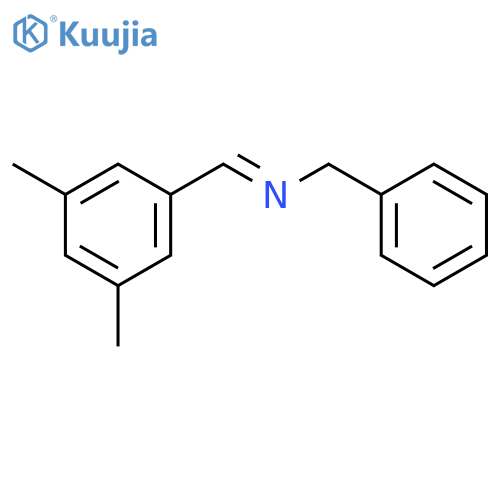 BENZENEMETHANAMINE, N-[(3,5-DIMETHYLPHENYL)METHYLENE]- structure