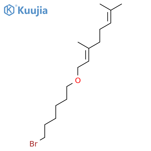 2,6-OCTADIENE, 1-[(6-BROMOHEXYL)OXY]-3,7-DIMETHYL-, (2E)- structure