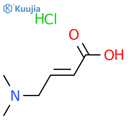 trans-4-Dimethylaminocrotonic acid hydrochloride structure