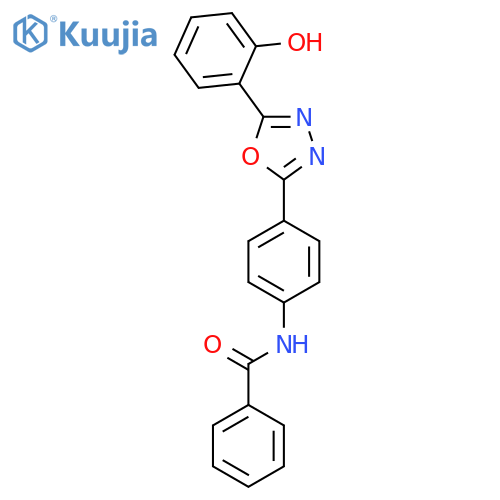 Benzamide, N-[4-[5-(2-hydroxyphenyl)-1,3,4-oxadiazol-2-yl]phenyl]- structure