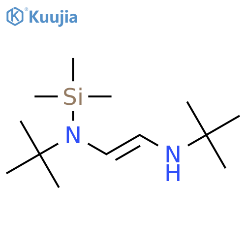 1,2-ethenediamine, n,n'-di-tert-butyl-n-trimethylsilyl-(z)- structure