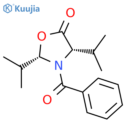 5-OXAZOLIDINONE, 3-BENZOYL-2,4-BIS(1-METHYLETHYL)-, (2S,4S)- structure