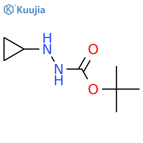 tert-butyl N-(cyclopropylamino)carbamate structure