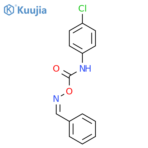 BENZALDEHYDE, O-[[(4-CHLOROPHENYL)AMINO]CARBONYL]OXIME, (Z)- structure