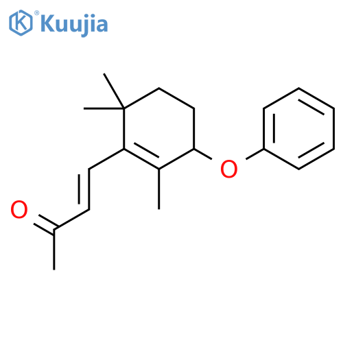 3-Buten-2-one, 4-(2,6,6-trimethyl-3-phenoxy-1-cyclohexen-1-yl)-, (E)- structure