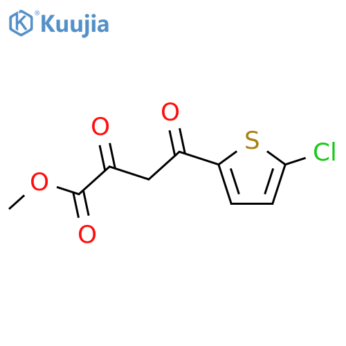 Methyl 4-(5-Chlorothiophen-2-yl)-2,4-dioxobutanoate structure