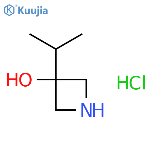 3-(Propan-2-yl)azetidin-3-ol hydrochloride structure