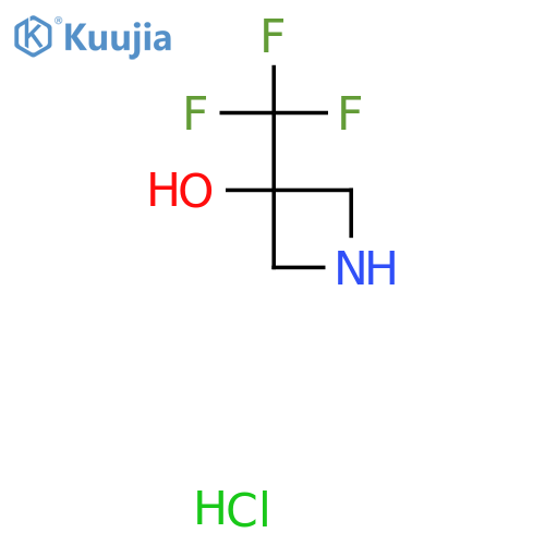 3-(Trifluoromethyl)azetidin-3-OL hydrochloride structure