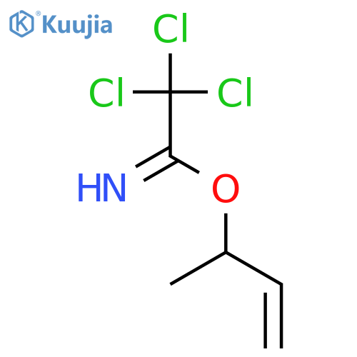 ETHANIMIDIC ACID, 2,2,2-TRICHLORO-, 1-METHYL-2-PROPENYL ESTER structure