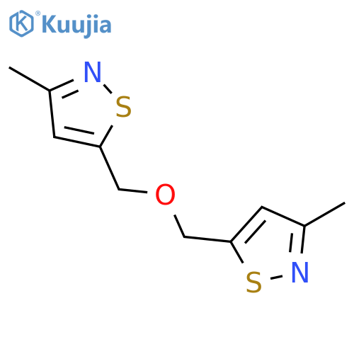ISOTHIAZOLE, 5,5'-[OXYBIS(METHYLENE)]BIS[3-METHYL- structure