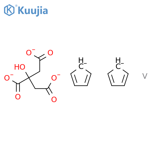 cyclopenta-1,3-diene; hydron; vanadium; citrate structure