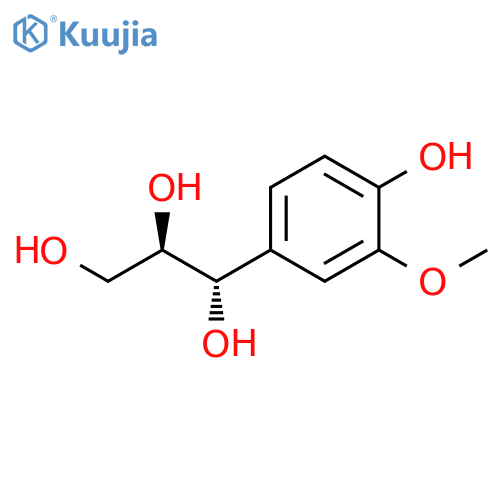 1,2,3-Propanetriol, 1-(4-hydroxy-3-methoxyphenyl)-, (1S,2R)- structure