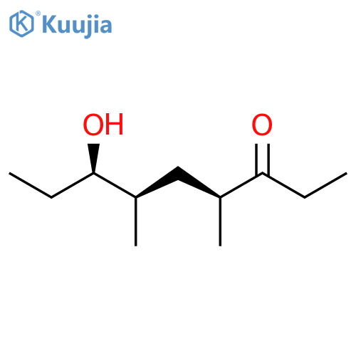 3-Nonanone, 7-hydroxy-4,6-dimethyl-, (4S,6R,7R)- structure