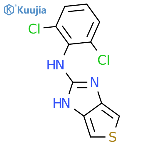 1H-Thieno[3,4-d]imidazol-2-amine, N-(2,6-dichlorophenyl)- structure