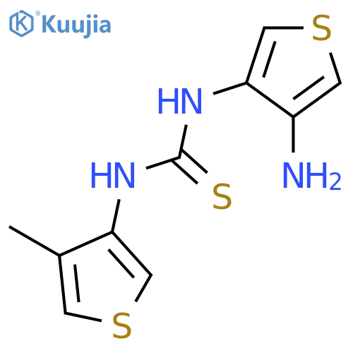 THIOUREA, N-(4-AMINO-3-THIENYL)-N'-(4-METHYL-3-THIENYL)- structure