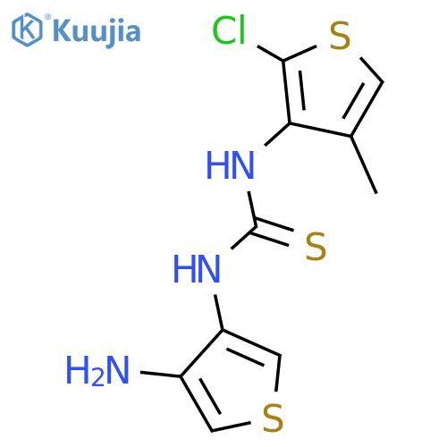 THIOUREA, N-(4-AMINO-3-THIENYL)-N'-(2-CHLORO-4-METHYL-3-THIENYL)- structure